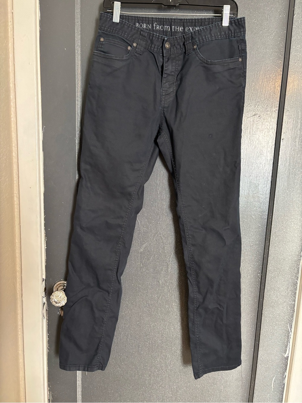 Prana Men's Navy Chinos - Slim Straight